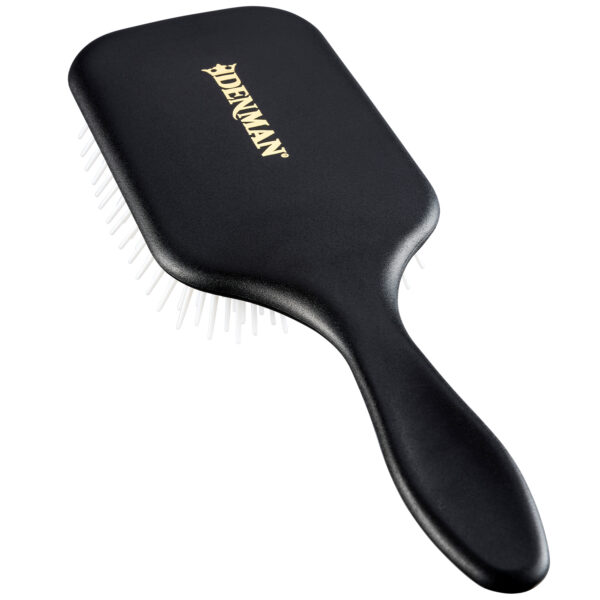 Denman D38 Power Paddle Brush - Zwart/Wit Achterkant Liggend